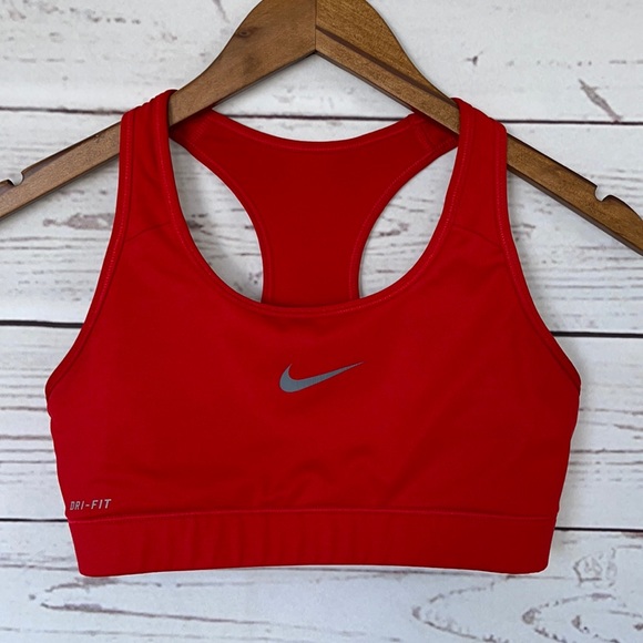 Nike Other - NIKE Dri-Fit Red Sport Bra Size Medium
